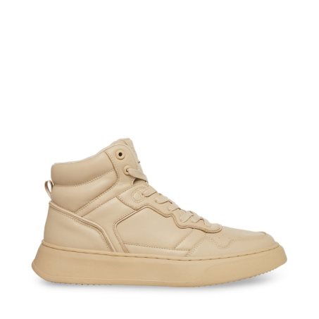 Zapatillas Steve Madden Jordee Cuero Hombre Beige | ES VO6E10